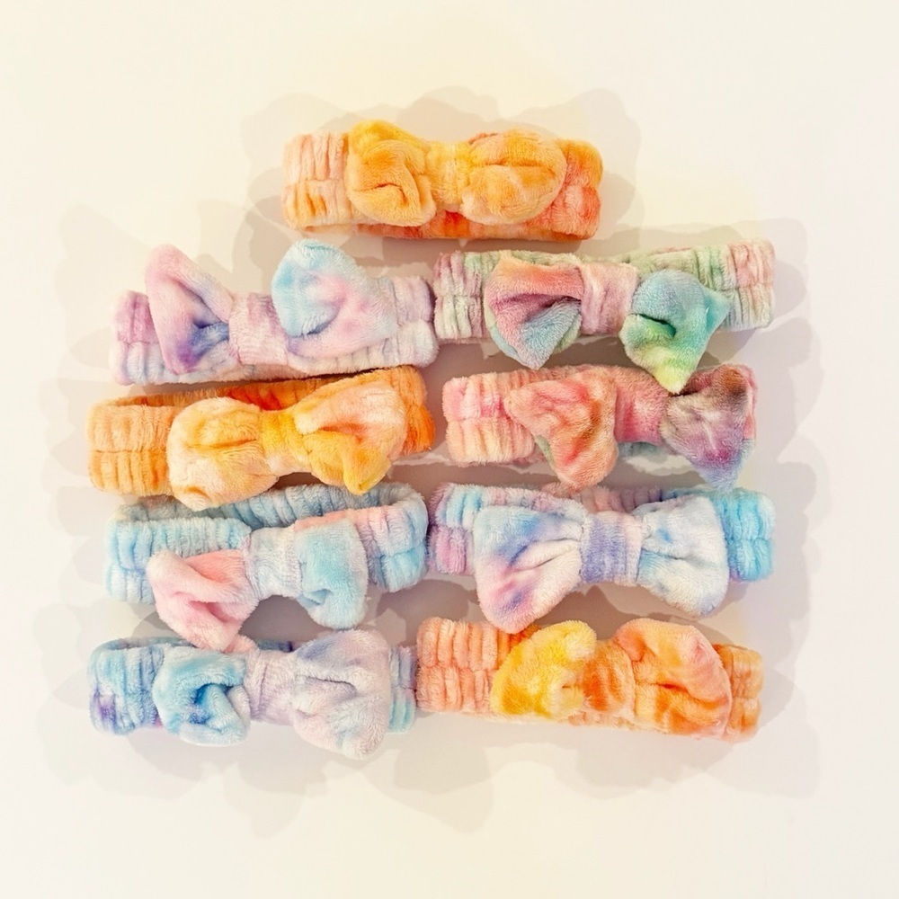 Multi-Colored Spa Headband Bulk